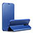 Leather Case Stands Flip Cover L01 for Huawei Rhone Blue