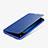 Leather Case Stands Flip Cover L01 for Huawei Rhone Blue