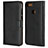 Leather Case Stands Flip Cover L01 for Huawei Y9 (2018) Black