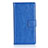 Leather Case Stands Flip Cover L01 for Sony Xperia XZ1 Compact Blue