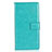 Leather Case Stands Flip Cover L01 for Sony Xperia XZ1 Compact Cyan