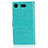 Leather Case Stands Flip Cover L01 for Sony Xperia XZ1 Compact Cyan