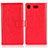 Leather Case Stands Flip Cover L01 for Sony Xperia XZ1 Compact Red