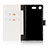 Leather Case Stands Flip Cover L01 for Sony Xperia XZ1 Compact White