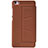 Leather Case Stands Flip Cover L01 for Xiaomi Mi Note Brown