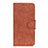 Leather Case Stands Flip Cover L01 Holder for Alcatel 1S (2019) Brown