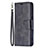 Leather Case Stands Flip Cover L01 Holder for Apple iPhone 13 Black