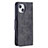 Leather Case Stands Flip Cover L01 Holder for Apple iPhone 13 Black