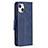 Leather Case Stands Flip Cover L01 Holder for Apple iPhone 13 Blue