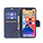 Leather Case Stands Flip Cover L01 Holder for Apple iPhone 13 Blue