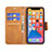 Leather Case Stands Flip Cover L01 Holder for Apple iPhone 13 Pro Max Yellow