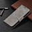 Leather Case Stands Flip Cover L01 Holder for Apple iPhone 14 Pro Max Dark Gray