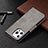 Leather Case Stands Flip Cover L01 Holder for Apple iPhone 14 Pro Max Dark Gray