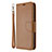 Leather Case Stands Flip Cover L01 Holder for Huawei Honor 9C Brown