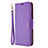 Leather Case Stands Flip Cover L01 Holder for Huawei Honor 9C Purple