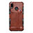 Leather Case Stands Flip Cover L01 Holder for Huawei Nova 3e Orange