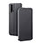 Leather Case Stands Flip Cover L01 Holder for Huawei Nova 6 Black