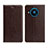 Leather Case Stands Flip Cover L01 Holder for Nokia 8.3 5G Brown