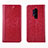 Leather Case Stands Flip Cover L01 Holder for OnePlus 8 Pro Red