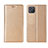 Leather Case Stands Flip Cover L01 Holder for Oppo A92s 5G Gold