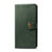 Leather Case Stands Flip Cover L01 Holder for Realme 5 Green