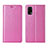 Leather Case Stands Flip Cover L01 Holder for Realme V15 5G Pink