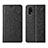 Leather Case Stands Flip Cover L01 Holder for Realme X7 5G Black