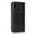 Leather Case Stands Flip Cover L01 Holder for Samsung Galaxy M11 Black