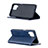 Leather Case Stands Flip Cover L01 Holder for Samsung Galaxy M12