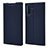 Leather Case Stands Flip Cover L01 Holder for Samsung Galaxy Note 10 5G Blue