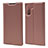 Leather Case Stands Flip Cover L01 Holder for Samsung Galaxy Note 10 5G Rose Gold