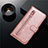 Leather Case Stands Flip Cover L01 Holder for Samsung Galaxy S20 5G Rose Gold