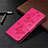 Leather Case Stands Flip Cover L01 Holder for Samsung Galaxy S20 FE 4G Hot Pink