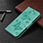 Leather Case Stands Flip Cover L01 Holder for Samsung Galaxy S20 FE 4G Matcha Green