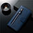 Leather Case Stands Flip Cover L01 Holder for Samsung Galaxy S20 Plus Blue