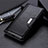 Leather Case Stands Flip Cover L01 Holder for Samsung Galaxy S30 Plus 5G Black