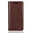 Leather Case Stands Flip Cover L01 Holder for Sony Xperia XZ2 Compact Brown