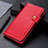 Leather Case Stands Flip Cover L01 Holder for Xiaomi POCO C31 Red