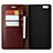 Leather Case Stands Flip Cover L02 for Apple iPhone 6 Brown