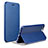 Leather Case Stands Flip Cover L02 for Apple iPhone 8 Plus Blue