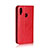 Leather Case Stands Flip Cover L02 for Huawei Honor 10 Lite Red