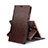 Leather Case Stands Flip Cover L02 for Huawei Honor Note 8 Brown