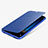 Leather Case Stands Flip Cover L02 for Huawei Maimang 6 Blue