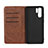 Leather Case Stands Flip Cover L02 for Huawei P30 Pro New Edition Brown