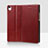 Leather Case Stands Flip Cover L02 for Huawei P7 Dual SIM Red