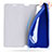 Leather Case Stands Flip Cover L02 for Huawei Rhone Blue