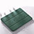 Leather Case Stands Flip Cover L02 Holder for Apple iPad Pro 12.9 (2021) Green