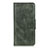 Leather Case Stands Flip Cover L02 Holder for Apple iPhone 12 Pro Green