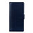 Leather Case Stands Flip Cover L02 Holder for BQ Vsmart joy 1 Blue