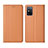 Leather Case Stands Flip Cover L02 Holder for Huawei Honor X10 Max 5G Orange